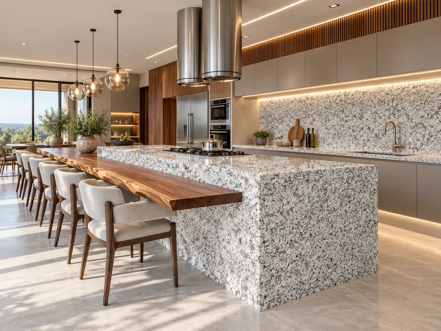 Cozinha bancada com Branco Fortaleza — inspiração de aplicação