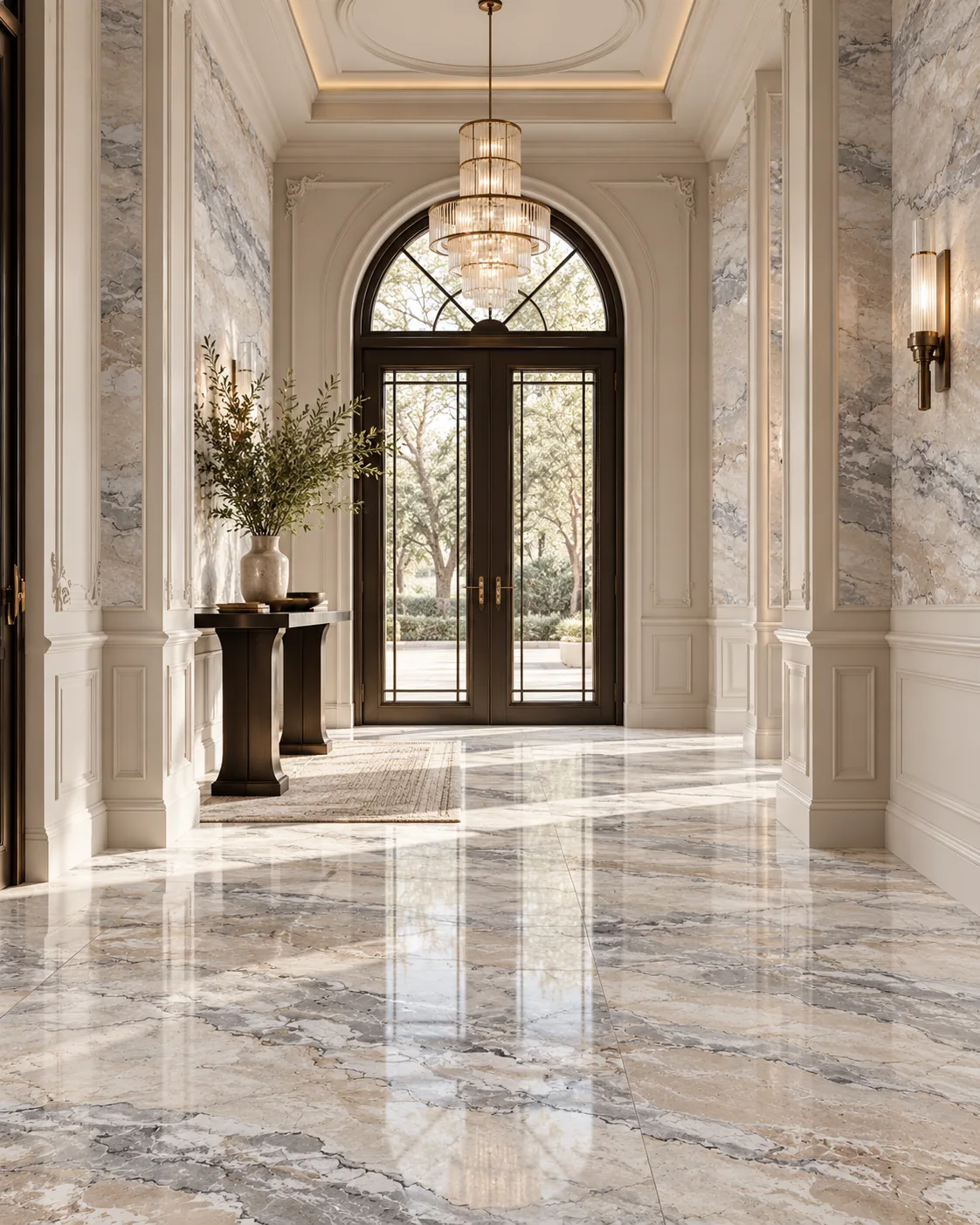 Hall de entrada com Dolce Vita Dolomite — inspiração de aplicação