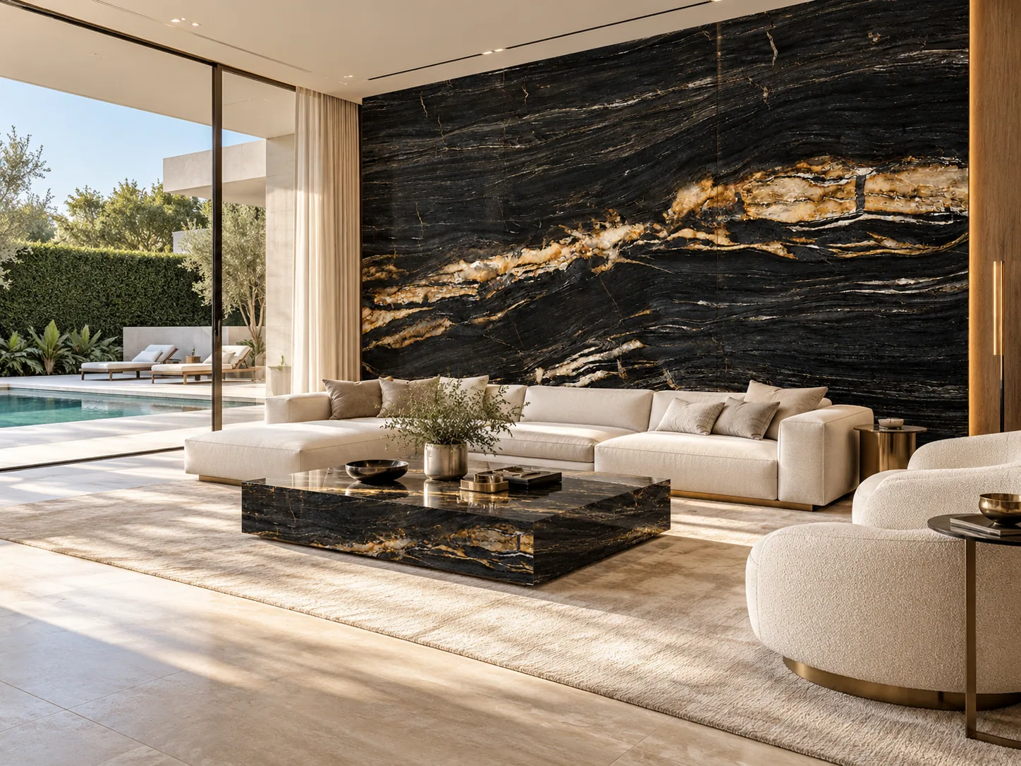 Sala de luxo com Belvedere — inspiração de aplicação