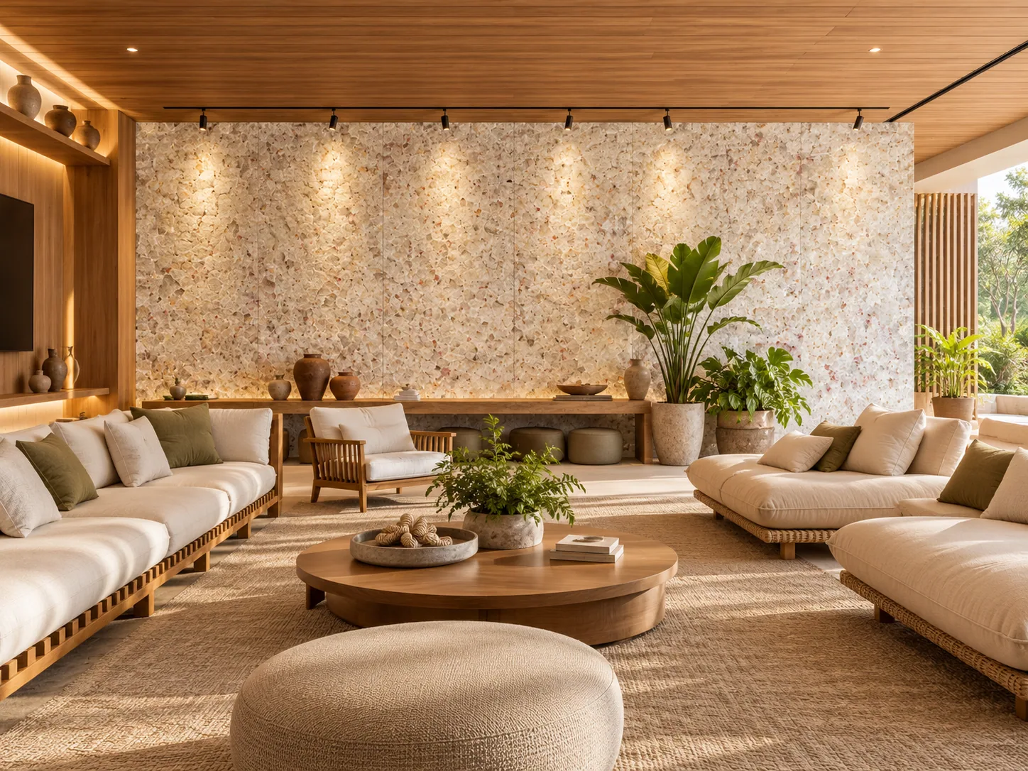 Sala moderna parede com Branco Itaúnas — inspiração de aplicação